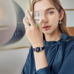 SHENGKE Watches for Women Wrist for Women Quartz Leather Strap Minimalist Formal Casual Women Watch Waterproof Black Ladies Watches with Gift Box - Image 2